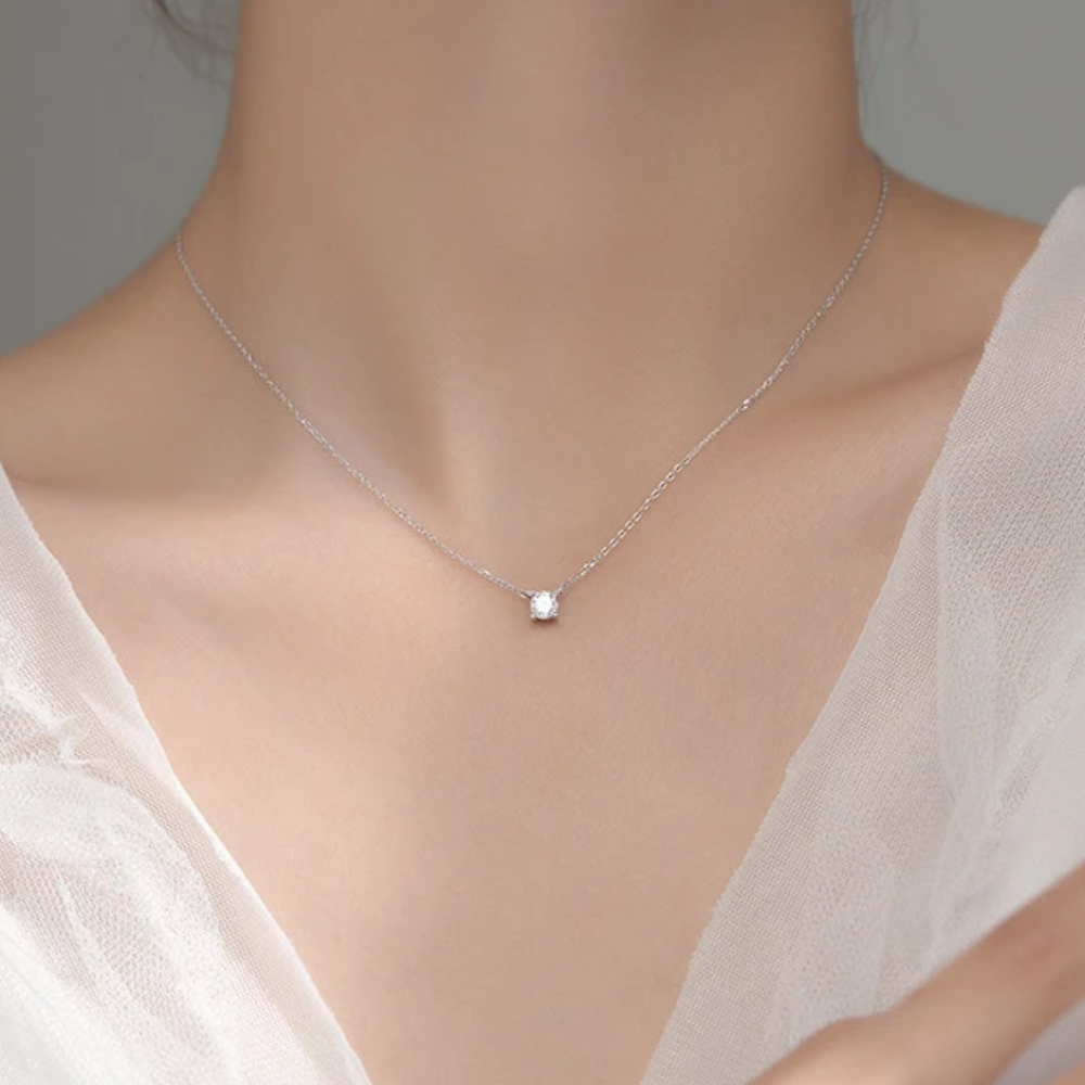 Collier diamant unique