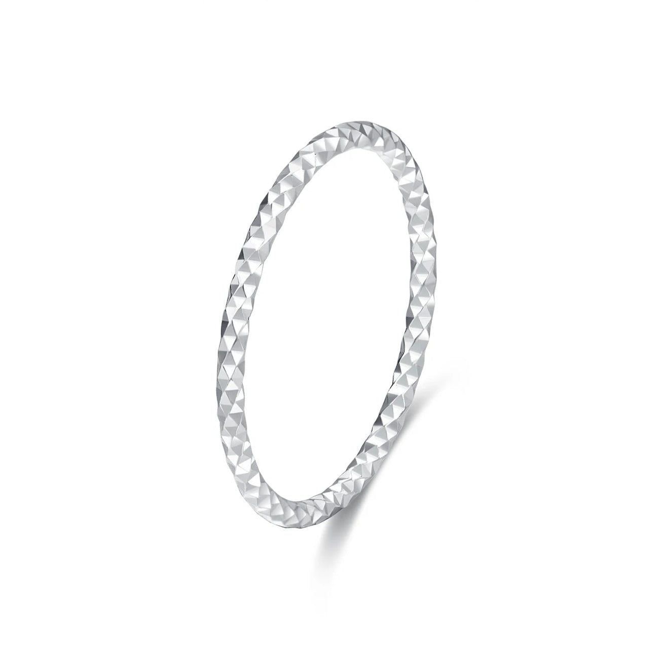 925 Sterling Silver Simple Fashion Stackable Ring Classic Wave Geometric Exquisite Finger Rings for Women Party Jewelry